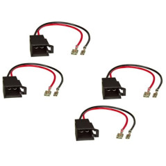 tomzz Audio 7103-002 Adaptateur de Haut-Parleur (Set de 4) sur DIN Compatible avec Dacia Opel Renault Seat Skoda Volvo VW