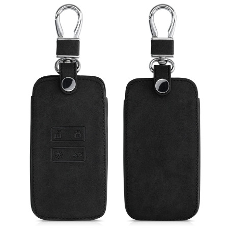 kwmobile Accessoire Clef de Voiture Compatible avec Renault Smart Key 4-Bouton (Keyless Go Uniquement) - Coque de Clé de Voiture
