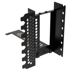 CableMod Support de Carte Graphique Vertical avec câble de Montage PCIe x16, 1x DisplayPort, 1x HDMI - Noir