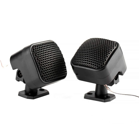 Fydun Haut-Parleur, 2pcs Voiture Petit Haut-Parleur carré Fort Audio Tweeter Haut-Parleur de Musique 500W très Sensible Haut-Par