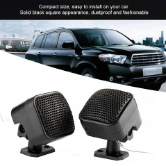 Fydun Haut-Parleur, 2pcs Voiture Petit Haut-Parleur carré Fort Audio Tweeter Haut-Parleur de Musique 500W très Sensible Haut-Par