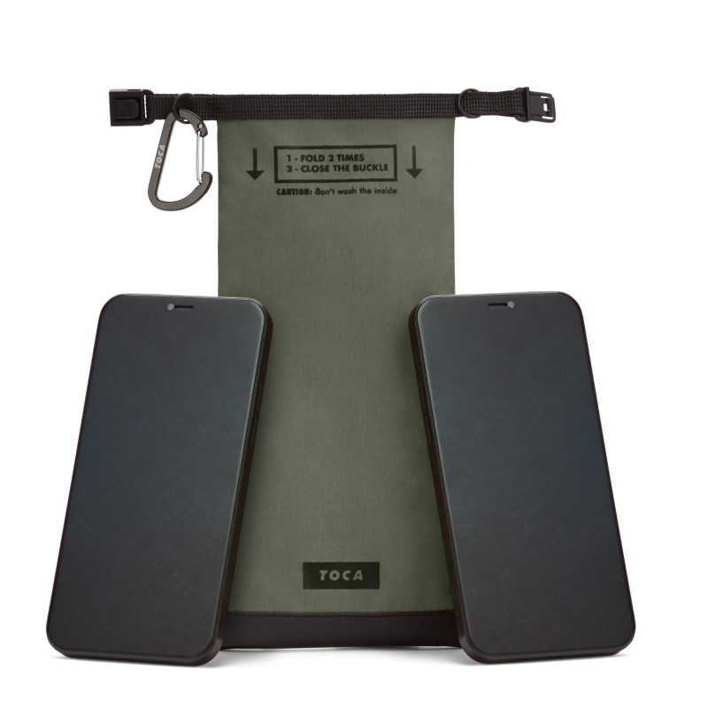 TOCA Pochette Anti Ondes pour téléphone Portable, Sac Faraday, bloqueur Signal WiFi/GSM/GPS/Bluetooth, aux Cartes De Crédit