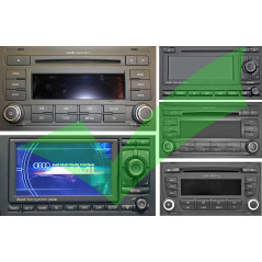 BlueMusic Bluetooth Audio Handsfree 12pin compatible avec VW RCD 200 210 300 500 RNS-310/315 - - SKODA Beat Cruise Swing - - AUD