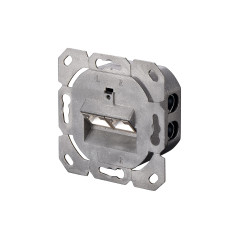 DIGITUS LSA Prise de raccordement Cat-5e - 2 Port RJ45 - encastré ou en saillie Prise réseau - Alimentation Horizontale - Design