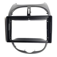 Sound-way Kit Montage Adaptateur Cadre de Radio 2 DIN Façade Autoradio, Adaptateur Antenne, Clés de Demontage compatibel avec Pe