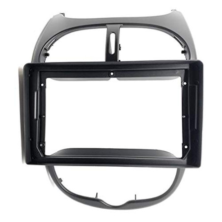Sound-way Kit Montage Adaptateur Cadre de Radio 2 DIN Façade Autoradio, Adaptateur Antenne, Clés de Demontage compatibel avec Pe