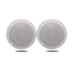 Herdio 10,2 cm 160 W Haut-parleurs de Plafond Marins étanches Adéquation pour Cuisine, Salle de Bain, Bateau, Voiture, Moto – 1 