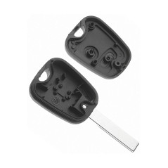 JONGO – Coque de clé plip 2 Boutons Compatible Peugeot 107, 307 – Boîtier de télécommande sans électronique – Clé de Voiture à M