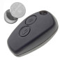 JONGO - Coque de Clé sans Lame Compatible avec Renault Clio 3, Twingo 2, Master 3, Kangoo 2 et Modus | avec 1x Pile CR2016 | Boi JONGO - Coque de Clé sans Lame Compatible avec Renault Clio 3, Twingo 2, Master 3, Kangoo 2 et Modus | avec 1x Pile CR2016 | Boi