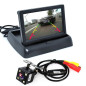 ePathChina 1 ensemble pliable haute résolution 4,3 pouces TFT LCD Mini moniteur de voiture avec vue arrière caméra de recul pour ePathChina 1 ensemble pliable haute résolution 4,3 pouces TFT LCD Mini moniteur de voiture avec vue arrière caméra de recul pour