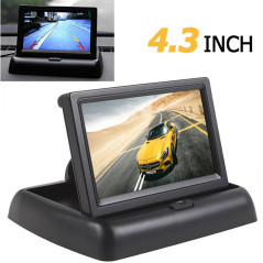 ePathChina 1 ensemble pliable haute résolution 4,3 pouces TFT LCD Mini moniteur de voiture avec vue arrière caméra de recul pour