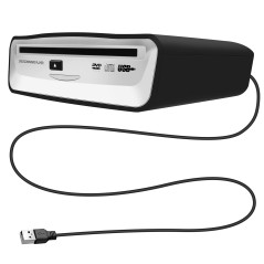 Fayrimi Interface USB 2.0 Autoradio CD/DVD Dish Box Player StéRéO Externe pour Android