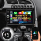 DYNAVIN Android Autoradio GPS pour Peugeot 3008 5008; 9 Pouces Radio avec Wireless CarPlay et Android Auto | Head-up Display | D