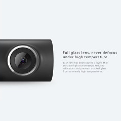 70mai Anglais Commande vocale Voiture Dash cam, 1080p Full HD 130 degrés WiFi 128 Mo Flash Nuit Version G-capteur de Voiture cam