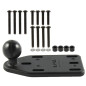 Ram Mounts RAM-B-346U Réservoi de Couvercle de Marine Qualité de Aluminium Base Boule, Taille 1", Noir Ram Mounts RAM-B-346U Réservoi de Couvercle de Marine Qualité de Aluminium Base Boule, Taille 1", Noir