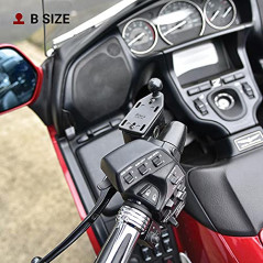 Ram Mounts RAM-B-346U Réservoi de Couvercle de Marine Qualité de Aluminium Base Boule, Taille 1", Noir