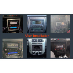 Autoradio Audio Stéréo RCN210 pour VW Golf MK4 Polo Passat B5 USB MP3 AUX Bluetooth avec Lecteur CD + Adaptateur avec simulateur
