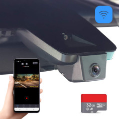 Fitcamx Dashcam Compatible avec Toyota C-HR 2020 2019 2018 2017 (10,3 cm) équipé de Toyota Safety Sense 1.0(modèle A), 4K 2160P 
