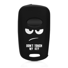 kwmobile Coque clé de Voiture Compatible avec Hyundai 3-Bouton Accessoire clé Voiture - Protection étui Souple en Silicone - Bla