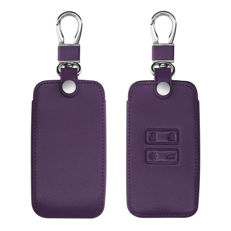 kwmobile Accessoire Clef de Voiture Compatible avec Renault Smart Key 4-Bouton (Keyless Go Uniquement) - Coque de clé de Voiture