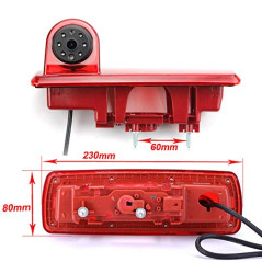 Berlingan Compatible avec Caméra de Feux Stop Talento NV300 Trafic III Primastar/Vauchall Vivaro, si Applicable.