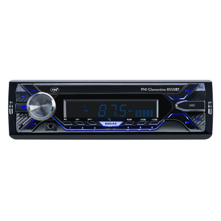 Lecteur MP3 de Voiture PNI Clementine 8550BT, Avant Amovible, 4x45w, 12V, 1 DIN, avec SD, USB, AUX, RCA