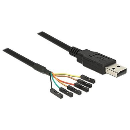 DeLOCK 1.8m USB2.0-A/TTL 6-p câble USB 1,8 m Noir
