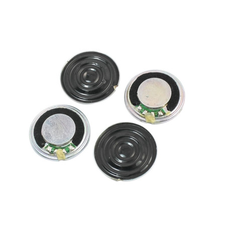 sourcing map 1W 8 Ohm Aimant Interne Rond Diamètre 20 mm Haut-Parleur Haut-Parleur 4 pcs