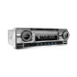 Caliber Autoradio Bluetooth - RMD-120BT - Autoradio Voiture USB - Auto Radio FM - 1 DIN - Radio Vintage Design - Chrome