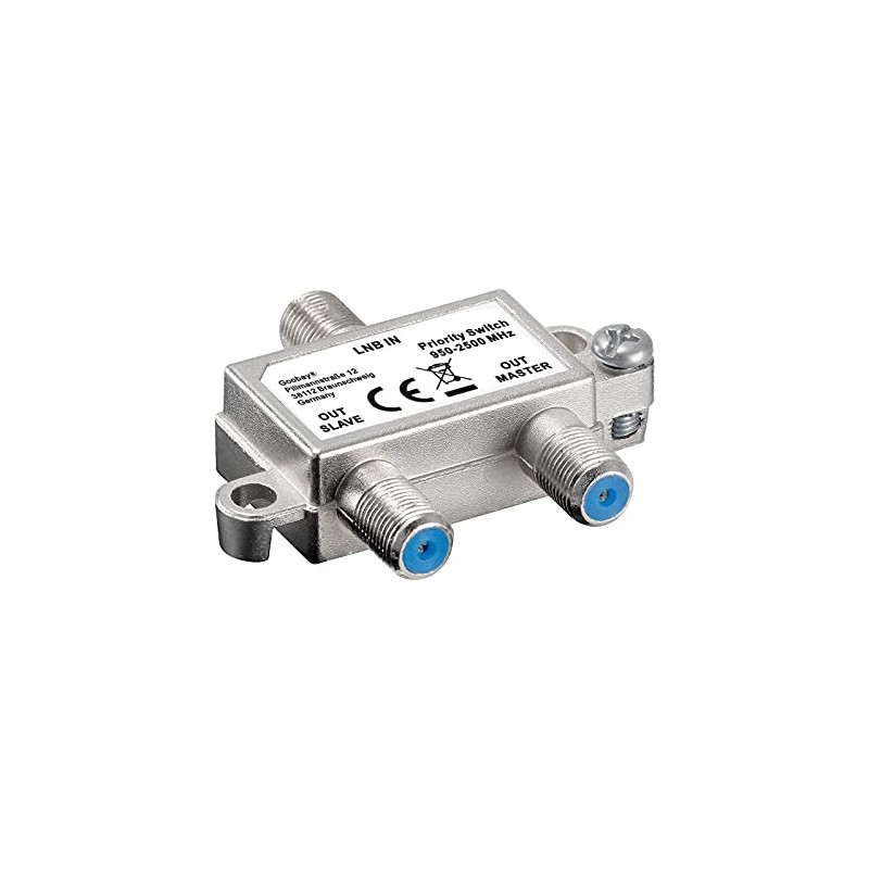 Goobay 51445 Priority Switch distribute 1 LNB auf 2 SAT Receiver Goobay 51445 Priority Switch distribute 1 LNB auf 2 SAT Receiver