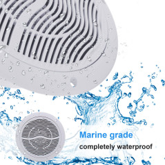 Herdio 6,5 Pouces 2 Voies 120 Watts Haut-parleurs de Plafond Marins étanches, Parfaits pour la Cuisine de Salle de Bain de Batea
