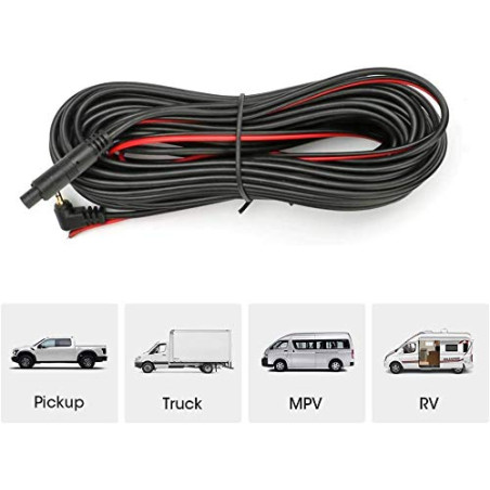 10m câbles d'extension de caméra de Voiture 4 Broches pour caméra de recul caméra de Tableau de Bord