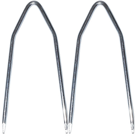 AERZETIX - 2 Clés d'Extraction 1DIN 35mm Autoradio d'origine - Outil de Démontage Déverrouillage - Compatible avec Autoradios 1D