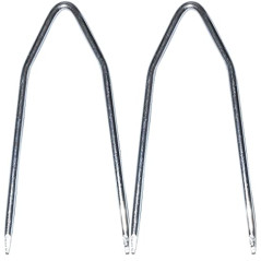AERZETIX - 2 Clés d'Extraction 1DIN 35mm Autoradio d'origine - Outil de Démontage Déverrouillage - Compatible avec Autoradios 1D