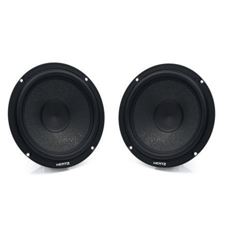 Hertz C 165 – Paire de woofers 165 mm avec cône SPP-M Papier Semi-pressé et Aimant ferrite Haute densité, pour Audio Voiture Hau