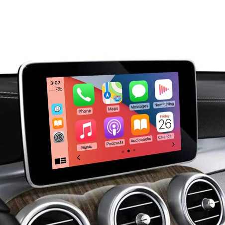 Road Top sans Fil Carplay Android Auto pour Mercedes Benz B C E G S V GLC CLA GLA GLE GLS Classe 2015-2018 avec NTG5.0, Support