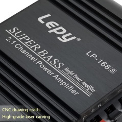 Fasizi LP-168S 2.1CH Super Bass Hi-FI Audio Amplificateur de Puissance Stéréo pour Voiture Moto Appareils Audio Domestiques avec