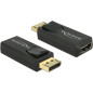 DeLock 65573 Adaptateur DisplayPort 1.2 vers HDMI Noir