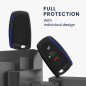 kwmobile Coque clé de Voiture Compatible avec BMW (Keyless Go Uniquement) 3-Bouton Accessoire clé Voiture - Protection étui Soup kwmobile Coque clé de Voiture Compatible avec BMW (Keyless Go Uniquement) 3-Bouton Accessoire clé Voiture - Protection étui Soup