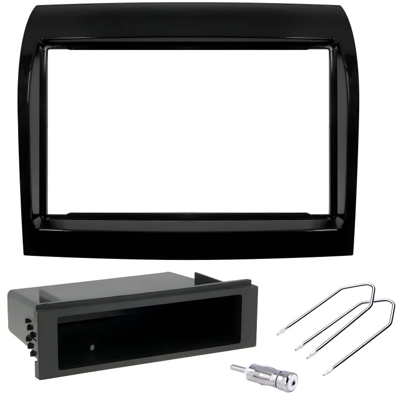 Sound-way Kit de Montage Autoradio, Façade Cadre de Radio 1 DIN / 2 DIN, Adaptateur Compatible avec Fiat Ducato (X250) 2011-2020 Sound-way Kit de Montage Autoradio, Façade Cadre de Radio 1 DIN / 2 DIN, Adaptateur Compatible avec Fiat Ducato (X250) 2011-2020
