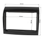Sound-way Kit de Montage Autoradio, Façade Cadre de Radio 1 DIN / 2 DIN, Adaptateur Compatible avec Fiat Ducato (X250) 2011-2020 Sound-way Kit de Montage Autoradio, Façade Cadre de Radio 1 DIN / 2 DIN, Adaptateur Compatible avec Fiat Ducato (X250) 2011-2020
