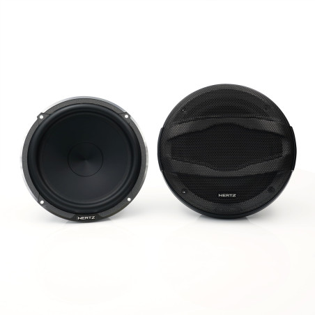 Hertz MPK 165.3 – Kit 2 Voies Voiture avec woofer 165 mm, Tweeter 29 mm, Filtre Passif et grilles, Puissance Max 220W