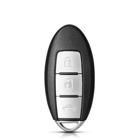 Coque de Protection pour clé de Voiture à Distance 3 Boutons pour Nissan Rogue Teana Sentra Versa Couvre-Clef sans clé Petite La