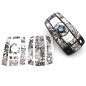 Film Cover Feuille pour la clé de Voiture Accessoires Automobiles Autocollant Sticker Auto-adhésif Une adéquation Parfaite (Uniq
