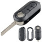 topone1 Boîtier de télécommande Pliable à 3 Boutons pour Fiat 500 Doblo Ducato Panda Punto Peugeot. topone1 Boîtier de télécommande Pliable à 3 Boutons pour Fiat 500 Doblo Ducato Panda Punto Peugeot.