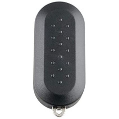 topone1 Boîtier de télécommande Pliable à 3 Boutons pour Fiat 500 Doblo Ducato Panda Punto Peugeot.