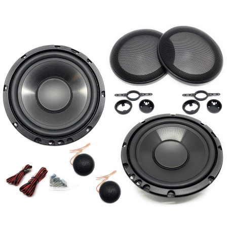 Sound-way Autoradio Haut-parleurs Voiture 16.5 cm, Coaxial 2 Voie, 120 Watts