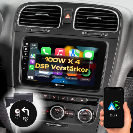 DYNAVIN Android Autoradio GPS Compatible pour VW Passat Golf Polo Tiguan Skoda: 8 Pouces Radio avec Wireless CarPlay et Android