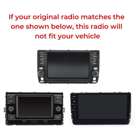 DYNAVIN Android Autoradio GPS Compatible pour VW Passat Golf Polo Tiguan Skoda: 8 Pouces Radio avec Wireless CarPlay et Android