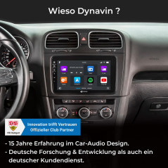 DYNAVIN Android Autoradio GPS Compatible pour VW Passat Golf Polo Tiguan Skoda: 8 Pouces Radio avec Wireless CarPlay et Android 
